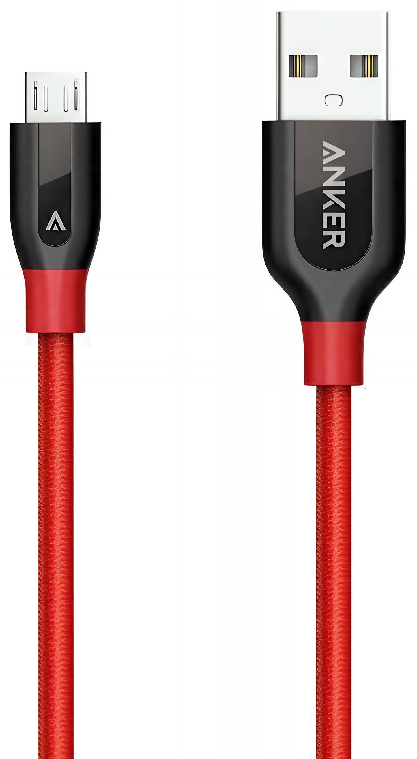 Cable de Datos y Carga USB-A - microUSB Anker PowerLine+, 18W, 0.91m, Rojo A8142G91
