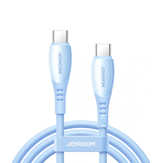 USB-C Data and Charging Cable - USB-C Joyroom S-A59 Vibrant, 60W, 1.2m, Blue