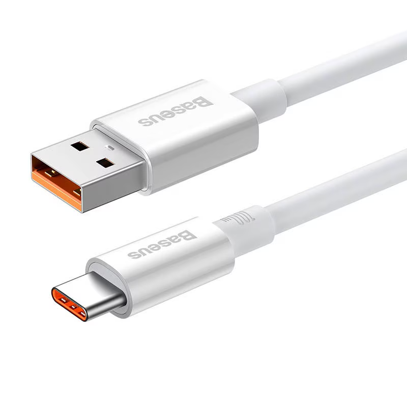 Cable de Datos y Carga USB-A - USB-C Baseus Superior Series, 100W, 1m, Blanco P10320102214-01