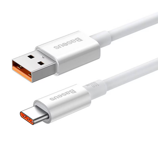 Cable de Datos y Carga USB-A - USB-C Baseus Superior Series, 100W, 1m, Blanco P10320102214-01