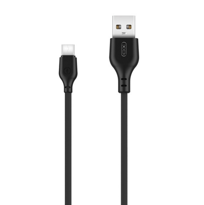 Cable de Datos y Carga USB-A - USB-C XO Design NB103, 18W, 2m, Negro