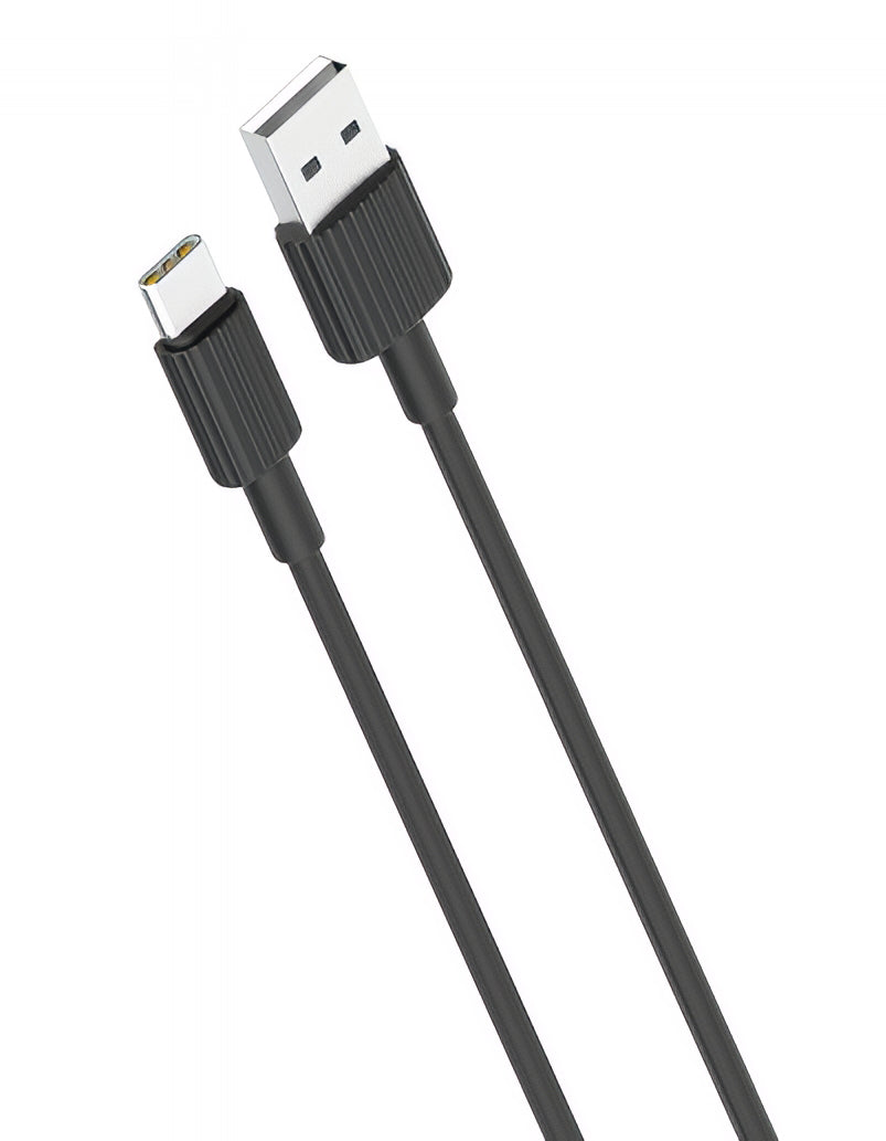 Cable de Datos y Carga USB-A - USB-C XO Design NB156, 18W, 1m, Negro