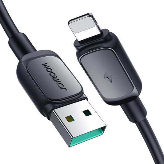 Cable de Datos y Carga USB-A - Lightning Joyroom S-A14, 18W, 1.2m, Negro