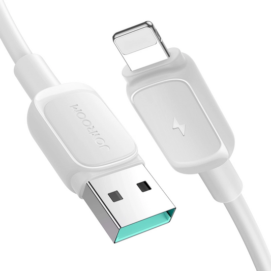 Cable de Datos y Carga USB-A - Lightning Joyroom S-A14, 18W, 1.2m, Blanco