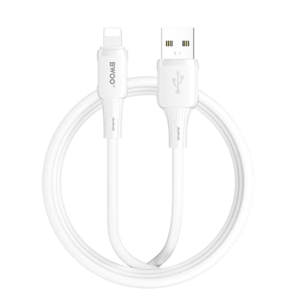 Cable de Datos y Carga USB-A - Lightning BWOO X329L, 15W, 1m, Blanco