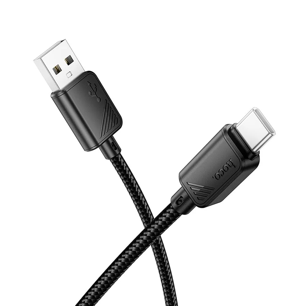 Cable de Datos y Carga USB-A - USB-C HOCO X113, 18W, 1m, Negro