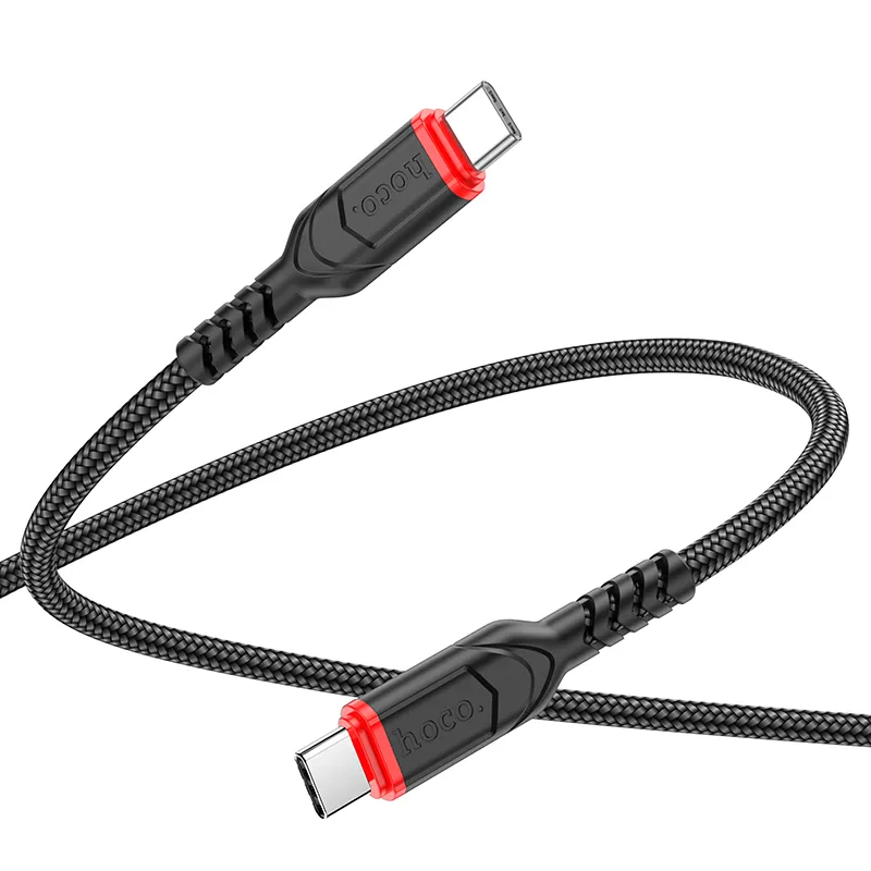 Cable de Datos y Carga USB-C - USB-C HOCO X59 Victory, 60W, 3m, Negro