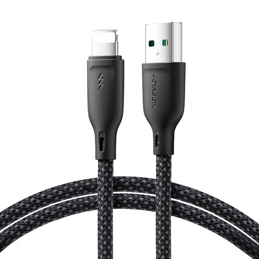 Cable de Datos y Carga USB-A - Lightning Joyroom S-A34, 18W, 1m, Negro