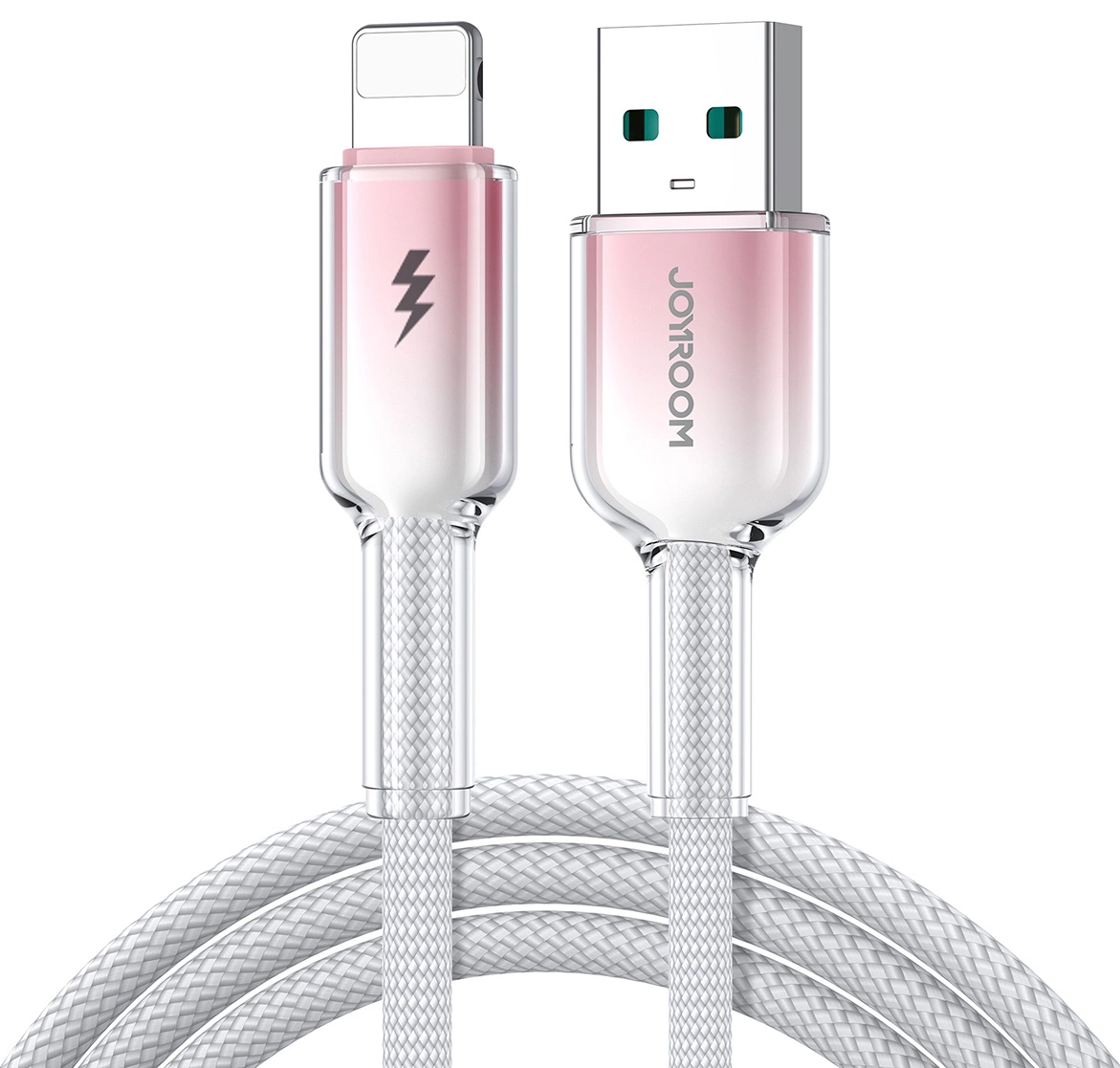 Cable de Datos y Carga USB-A - Lightning Joyroom S-A42, 18W, 1.2m, Blanco