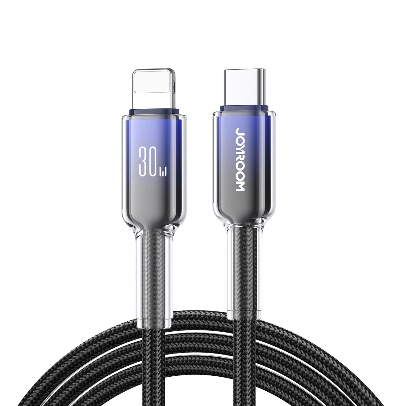 Cable de Datos y Carga USB-C - Lightning Joyroom S-A42, 30W, 1.2m, Negro