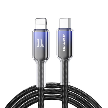 Cable de Datos y Carga USB-C - Lightning Joyroom S-A42, 30W, 1.2m, Negro