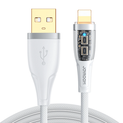 Cable de Datos y Carga USB-A - Lightning Joyroom S-UL012A3, 18W, 1.2m, Blanco