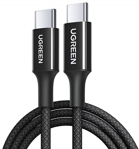 Cable de Datos y Carga USB-C - USB-C UGREEN L502, 100W, 2m, Negro