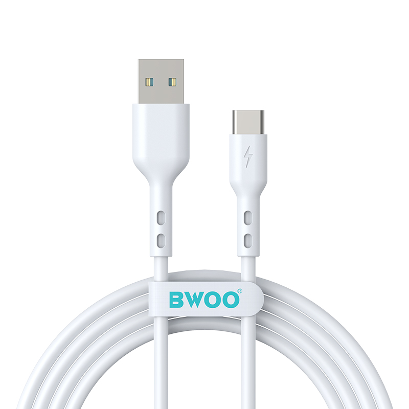 Cable de Datos y Carga USB-A - USB-C BWOO BO-X172C-2M, 15W, 2m, Blanco