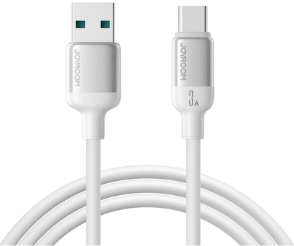 Cable de Datos y Carga USB-A - USB-C Joyroom S-A62 Lively, 18W, 1.2m, Blanco