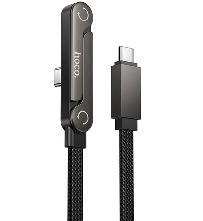 Cable de Datos y Carga USB-C - USB-C HOCO U150 Exquisite, 60W, 1.2m, Negro