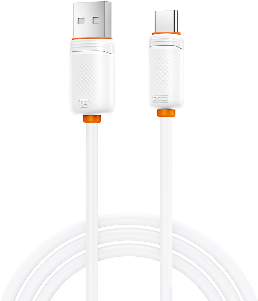 Cable de Datos y Carga USB-A - USB-C XO Design NB302, 18W, 1m, Blanco