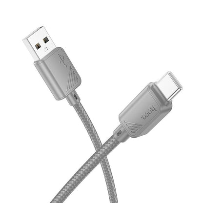 USB-A to USB-C Data and Charging Cable HOCO X113, 18W, 1m, Gray