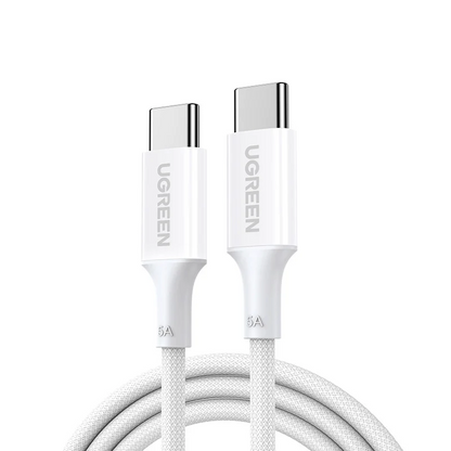 Cable de Datos y Carga USB-C - USB-C UGREEN L502 (35221), 100W, 2m, Blanco