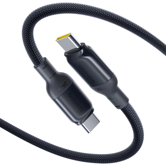 Cable de Datos y Carga USB-C - USB-C Baseus PicoGo II, 240W, 1m, Negro E0423300