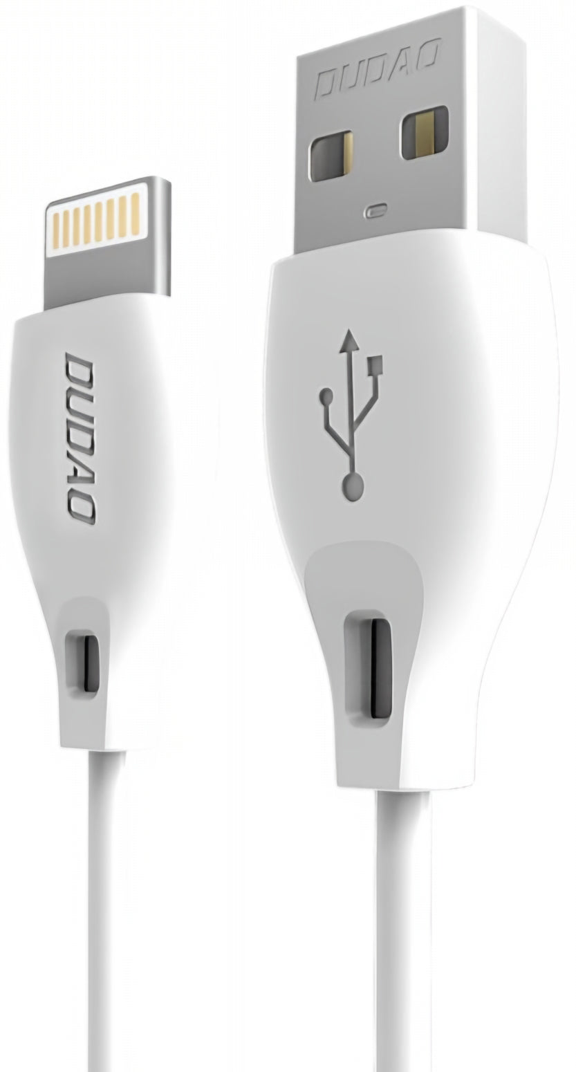 Cable de Datos y Carga USB-A - Lightning Dudao L4L, 18W, 1m, Blanco