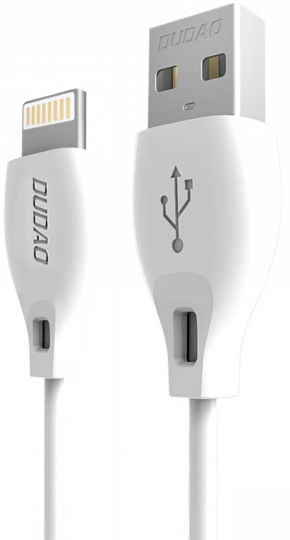 Cable de Datos y Carga USB-A - Lightning Dudao L4L, 18W, 1m, Blanco