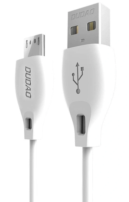 Cable de Datos y Carga USB-A - microUSB Dudao L4M, 18W, 1m, Blanco