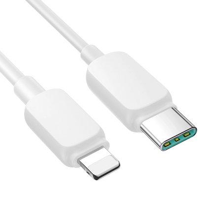 Cable de Datos y Carga USB-C - Lightning Joyroom S-A14, 30W, 1.2m, Blanco