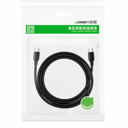 Cable de Datos y Carga USB-C - USB-C UGREEN US286, 60W, 3m, Negro