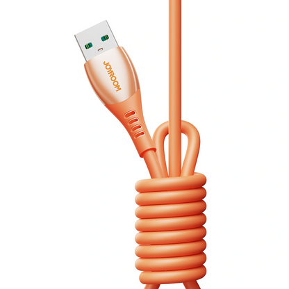 Cable de Datos y Carga USB-C - Lightning Joyroom S-A59 Vibrant, 30W, 1.2m, Naranja