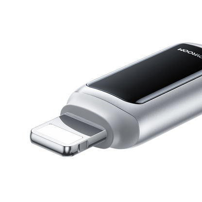 Cable de Datos y Carga USB-A - Lightning Joyroom S-A55 StarFlight Display, 18W, 1.2m, Blanco