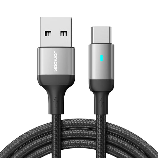 Cable de Datos y Carga USB-A - USB-C Joyroom A10, 18W, 1.2m, Negro