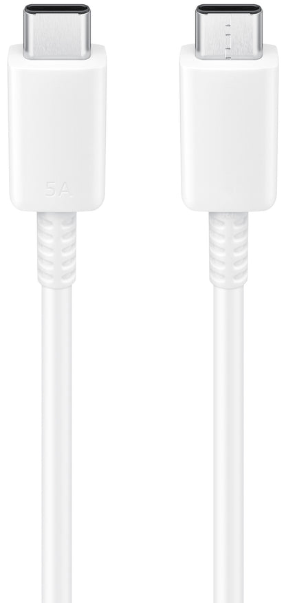 Cable de carga y datos USB-C - USB-C Samsung EP-DN975, 100 W, 1 m, blanco EP-DN975BWEGWWW