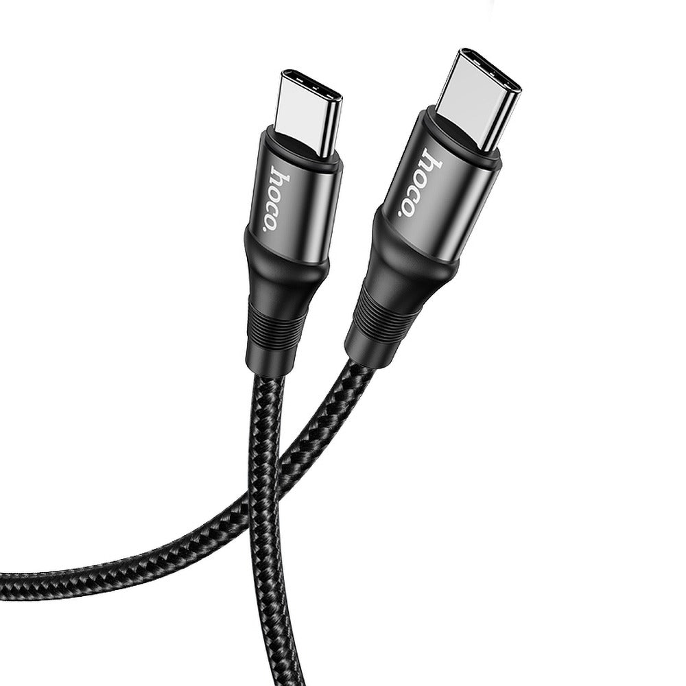 Cable de carga y datos USB-C - USB-C HOCO X50, 100W, 1m, Negro