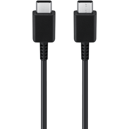 Cable de carga y datos USB-C - USB-C Samsung EP-DW767JBE, 25 W, 1,8 m, negro GP-TOU021RFCBW