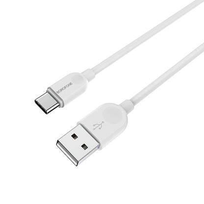 Cable de datos y carga USB-A - USB-C Borofone BX14 LinkJet BX14, 18W, 2m, Blanco