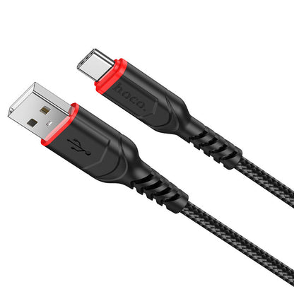 Cable de Datos y Carga USB-A - USB-C HOCO X59 Victory, 18W, 1m, Negro