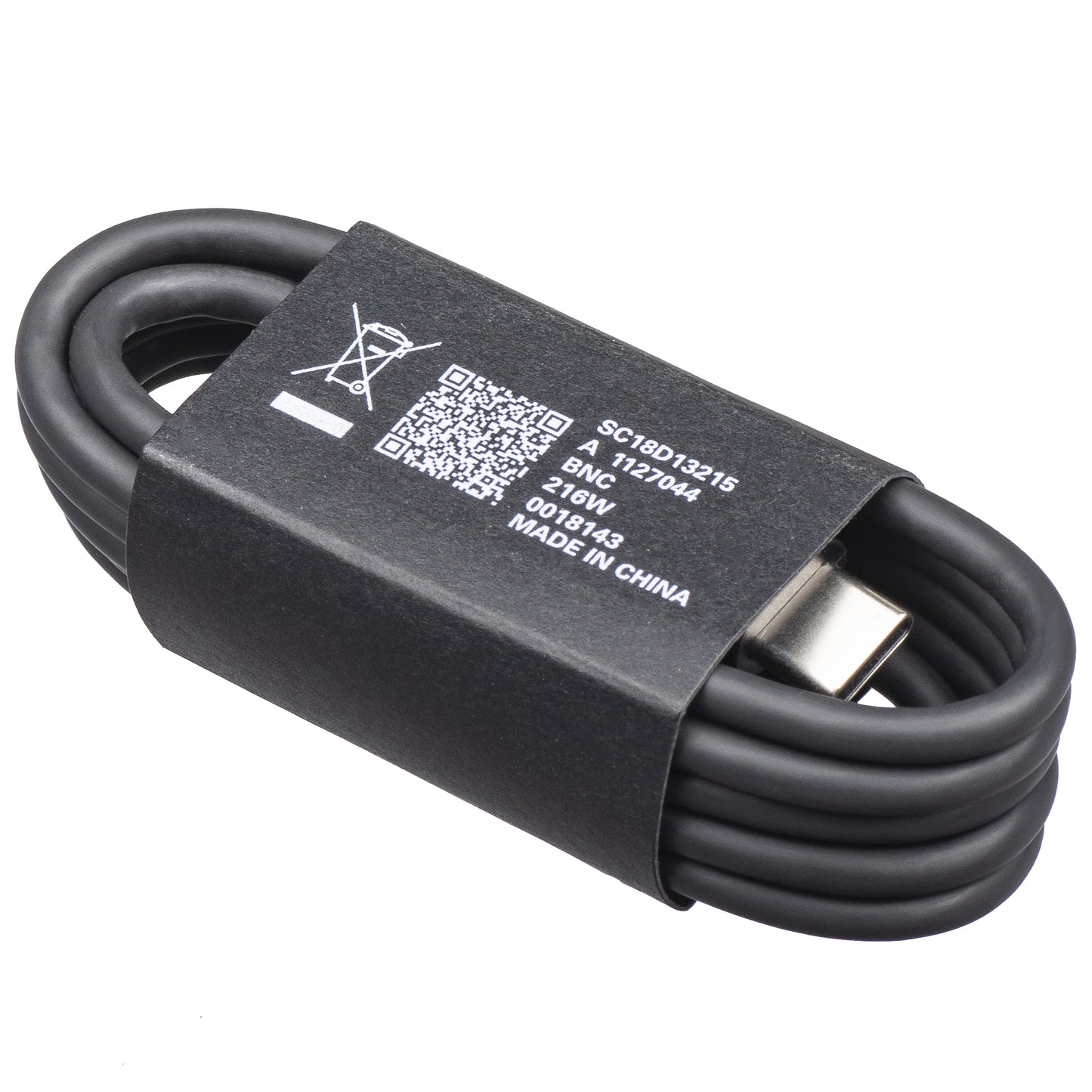 Cable de Datos y Carga USB-C - USB-C Motorola, 1m, Negro SC18D13215