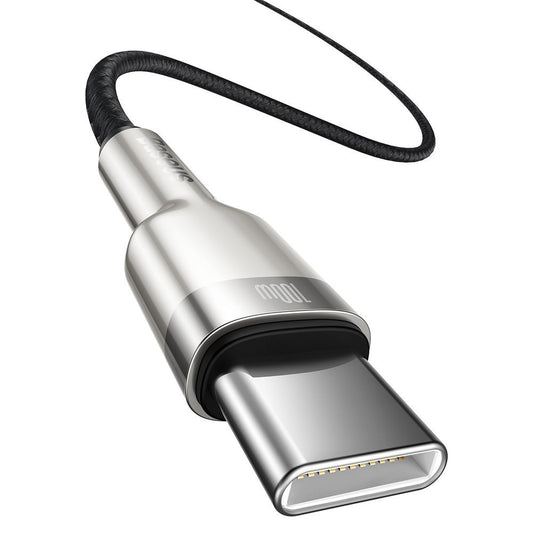 Cable de Datos y Carga USB-C - USB-C Baseus Cafule, 100W, 2m, Negro CATJK-D01