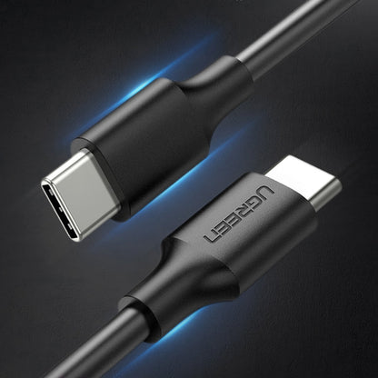 Cable de Datos y Carga USB-C - USB-C UGREEN US286, 60W, 1m, Negro