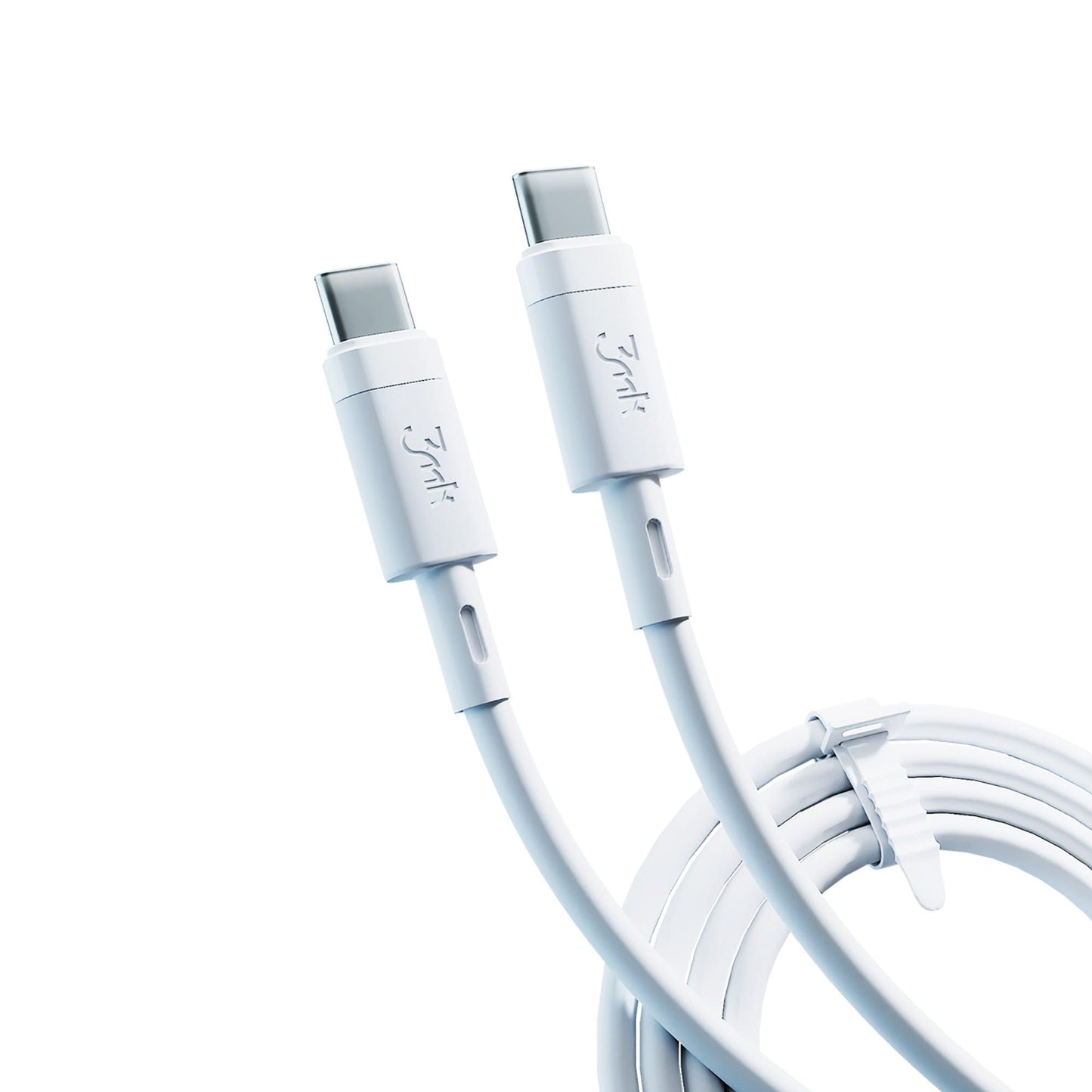Cable de Datos y Carga USB-C - USB-C 3MK Hyper Silicone, 60W, 1m, Blanco
