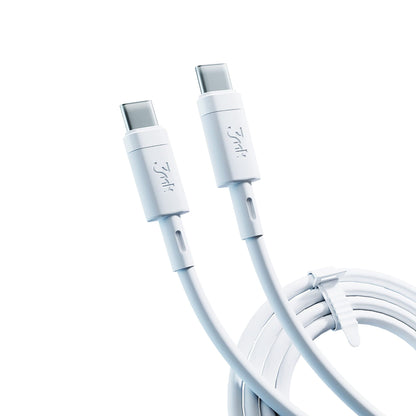 Cable de Datos y Carga USB-C - USB-C 3MK Hyper Silicone, 60W, 1m, Blanco