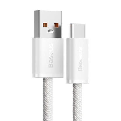 Cable de datos y carga USB-A - USB-C Baseus Dynamic Series, 100W, 2m, Blanco CALD000702