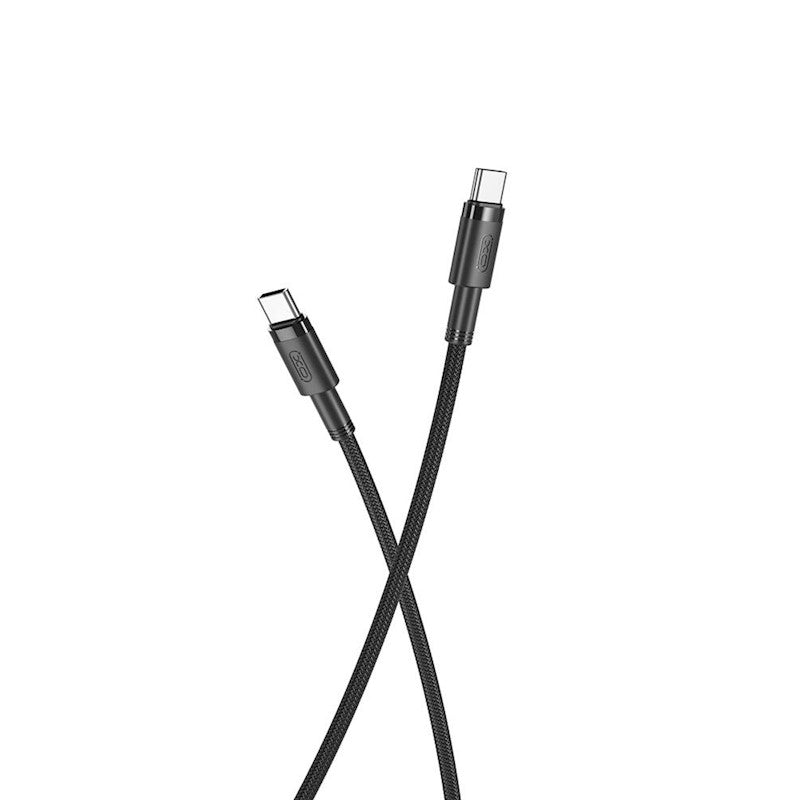 Cable de carga y datos USB-C - USB-C XO Design USB-C NB-Q199, 100 W, 1,5 m, negro 