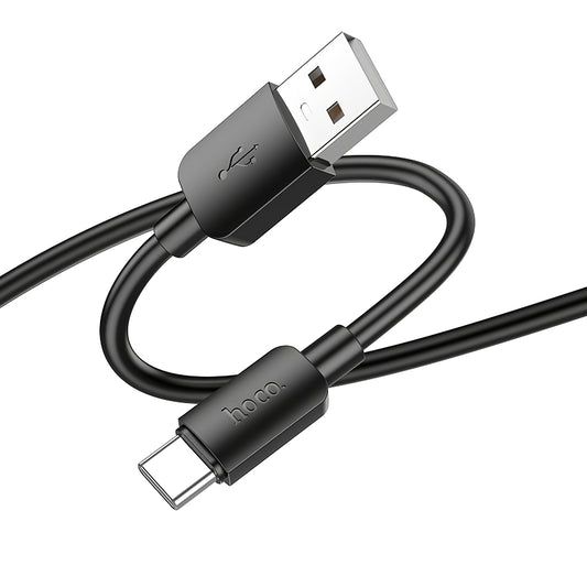 Cable de Datos y Carga USB-A - USB-C HOCO X96, 27W, 1m, Negro