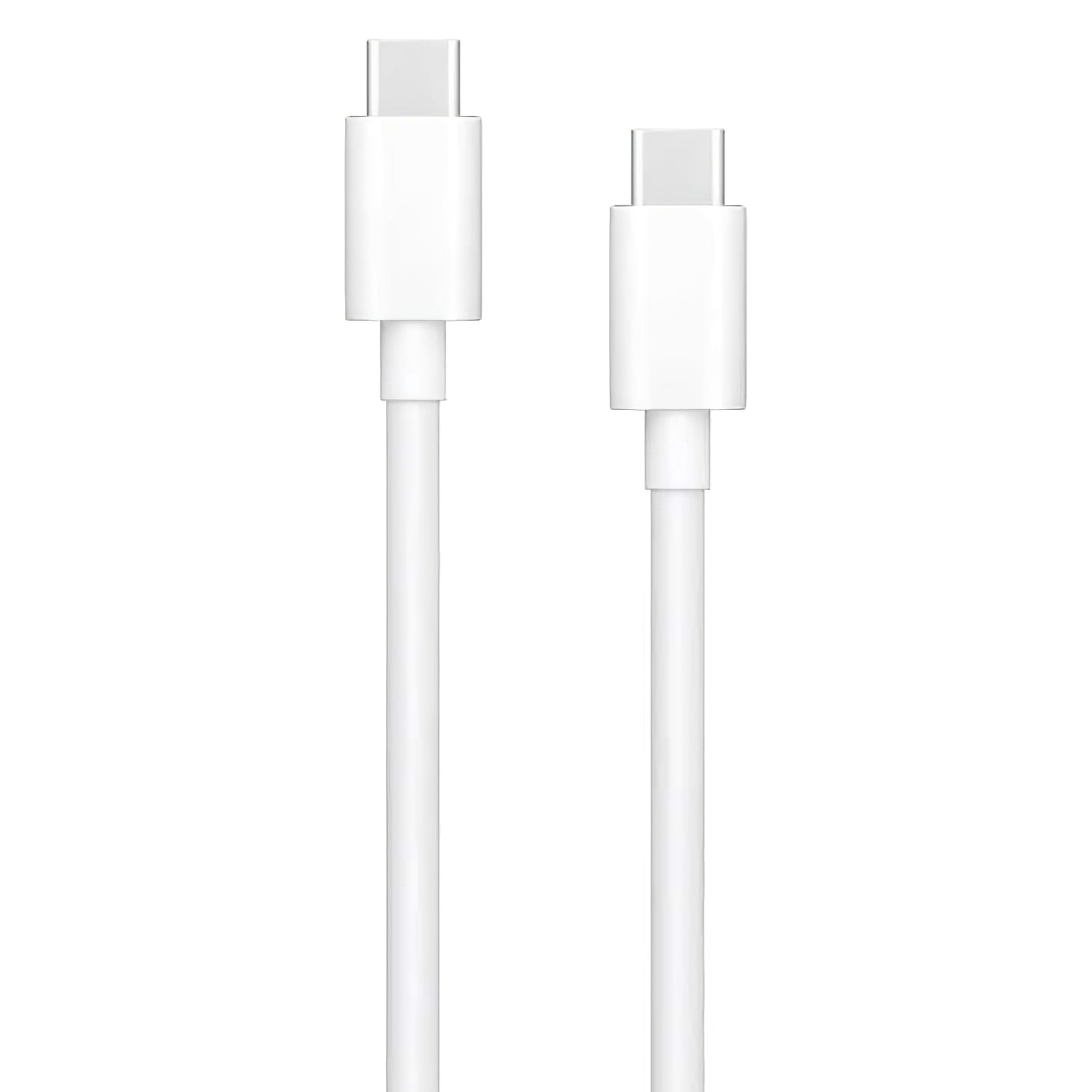 Cable de carga y datos USB-C - USB-C Oppo DL149, 65W, 1m, Blanco