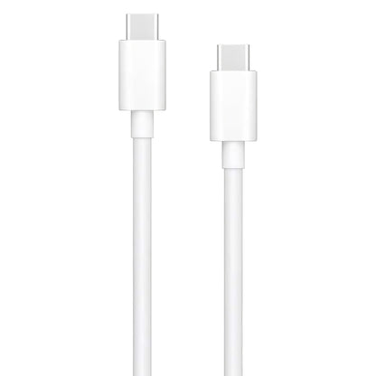 Cable de carga y datos USB-C - USB-C Oppo DL149, 65W, 1m, Blanco