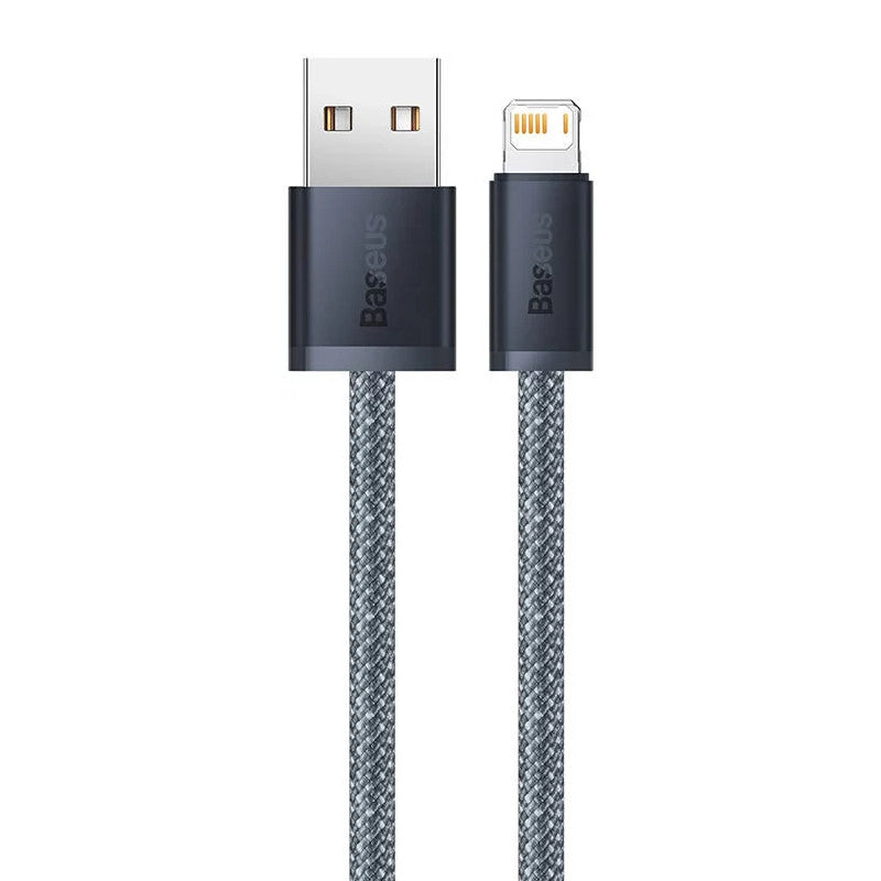 Cable de datos y carga USB-A - Lightning Baseus Dynamic Series, 18W, 1m, Gris 