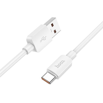 USB-A to USB-C Data and Charging Cable HOCO X96, 100W, 1m, White