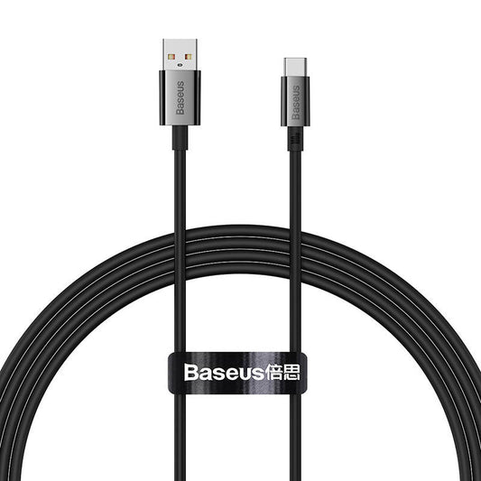 Cable de datos y carga USB-A - USB-C Baseus Superior Series, 100W, 1,5m, Negro P10320102114-01 